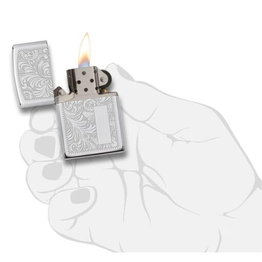Zippo Chrome Venetian Design - 352 - Hình ảnh 5