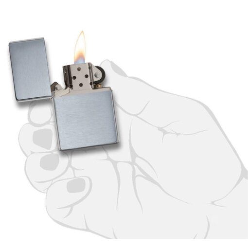 Zippo Brushed Chrome Vintage - 230.25 - Hình ảnh 6