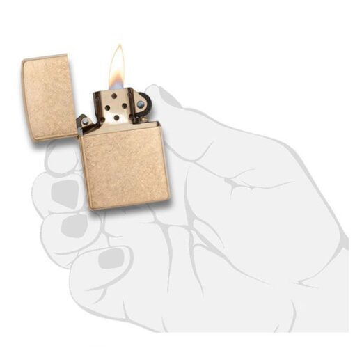 bật lửa zippo học tiếc vàng đồng chính hãng