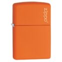 Zippo Classic Orange Matte with Zippo Logo - 231ZL