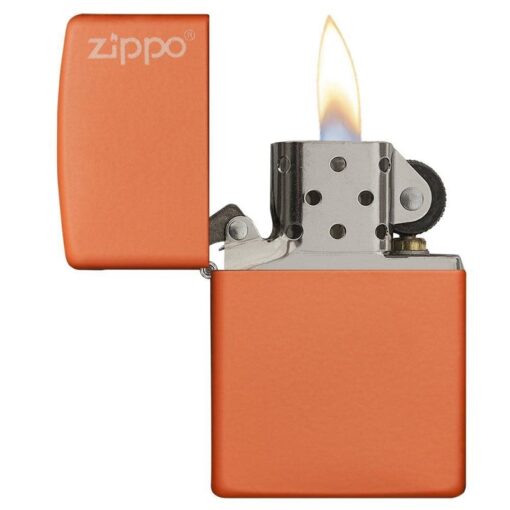 Zippo Classic Orange Matte with Zippo Logo - 231ZL - Hình ảnh 4