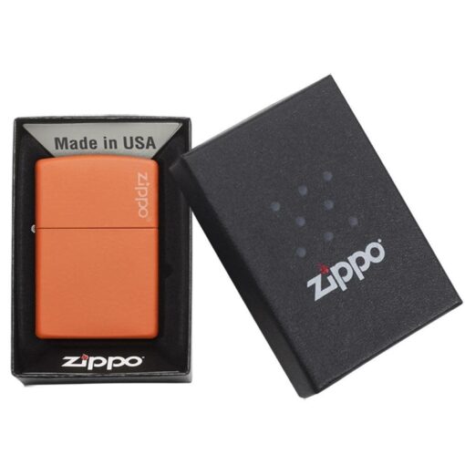 Zippo Classic Orange Matte with Zippo Logo - 231ZL - Hình ảnh 6