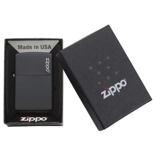 Zippo Classic Black Matte with Zippo Logo - 218ZL - Hình ảnh 6