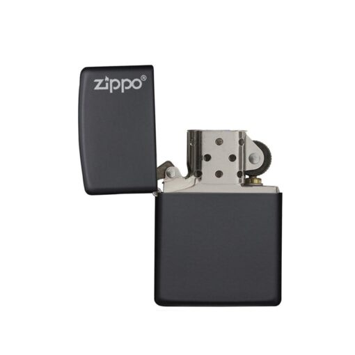 Zippo Classic Black Matte with Zippo Logo - 218ZL - Hình ảnh 2