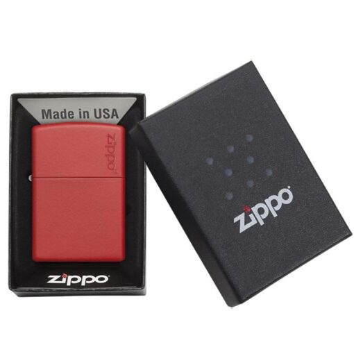Zippo Classic Red Matte with Zippo Logo – 233ZL - Hình ảnh 6