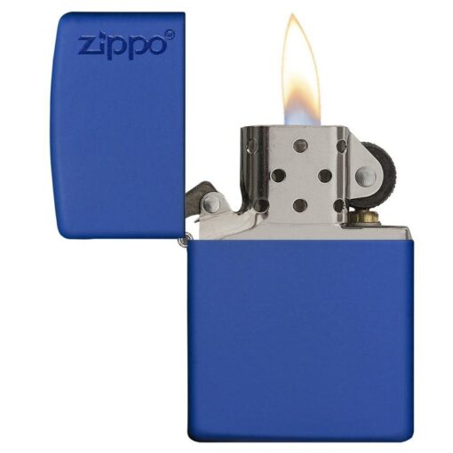 Zippo Classic Royal Blue Matte with Zippo Logo – 229ZL - Hình ảnh 4