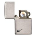 Zippo Brushed Chrome Pipe 200PL