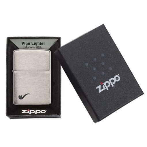 Zippo Brushed Chrome Pipe 200PL