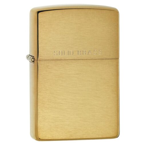 Zippo Classic Brushed Solid Brass - 204