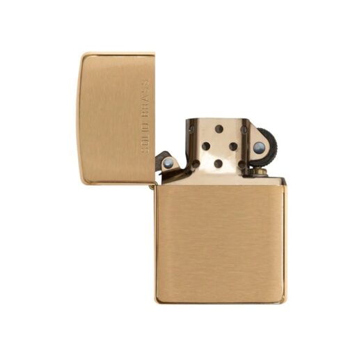 Zippo Classic Brushed Solid Brass - 204 - Hình ảnh 2