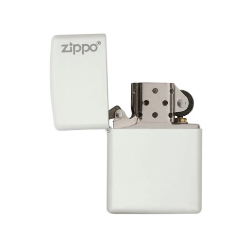Zippo Classic White Matte with Zippo Logo - 214ZL - Hình ảnh 2