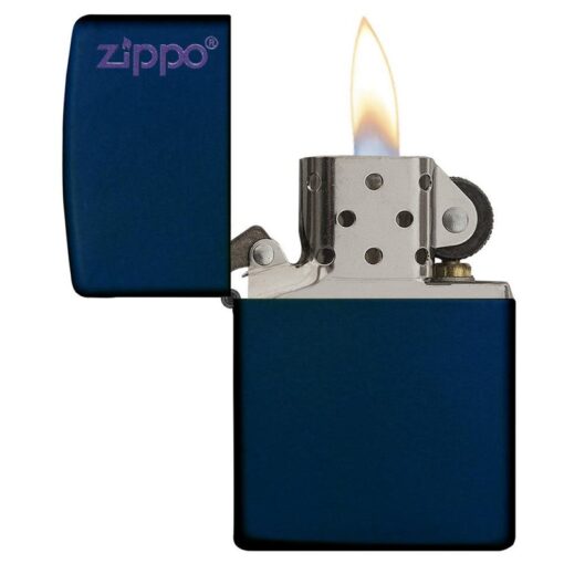 Zippo Classic Navy Matte with Zippo Logo – 239ZL - Hình ảnh 4