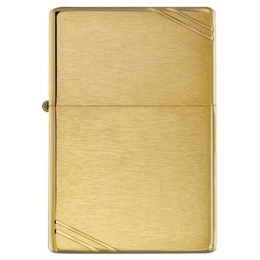 Zippo Brushed Brass Vintage with Slashes - 240 - Hình ảnh 3