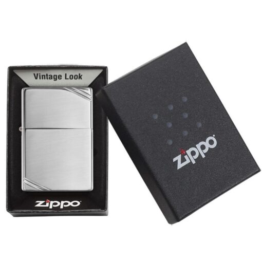 Zippo High Polish Chrome Vintage with Slashes - 260 - Hình ảnh 6