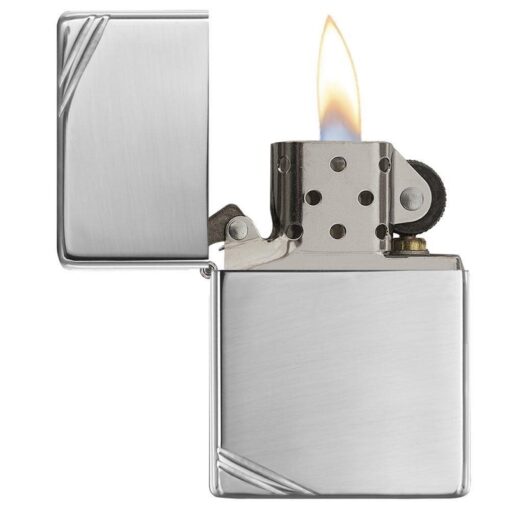 Zippo High Polish Chrome Vintage with Slashes - 260 - Hình ảnh 4
