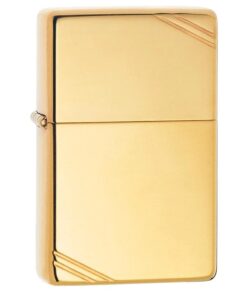 Zippo High Polish Brass Vintage with Slashes - 270