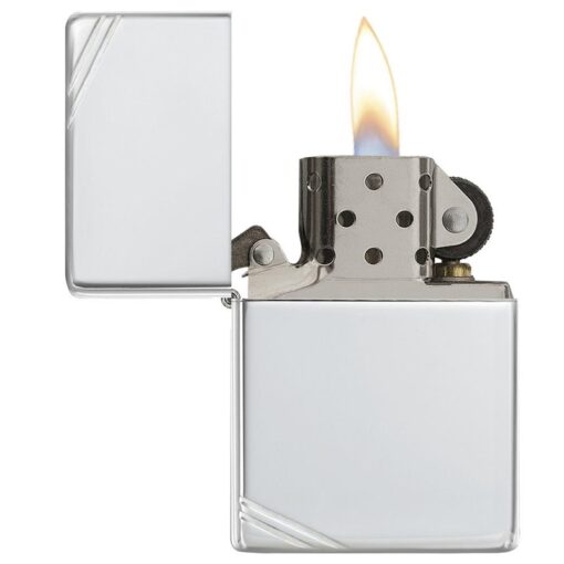 Zippo Vintage Sterling Silver with Slashes - 14 - Hình ảnh 4