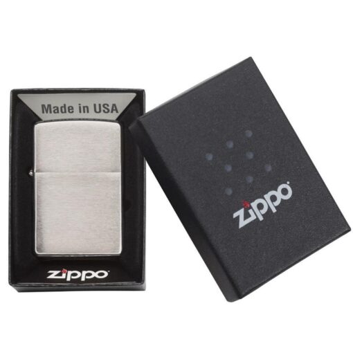 Zippo Classic Brushed Chrome - 200 - Hình ảnh 7