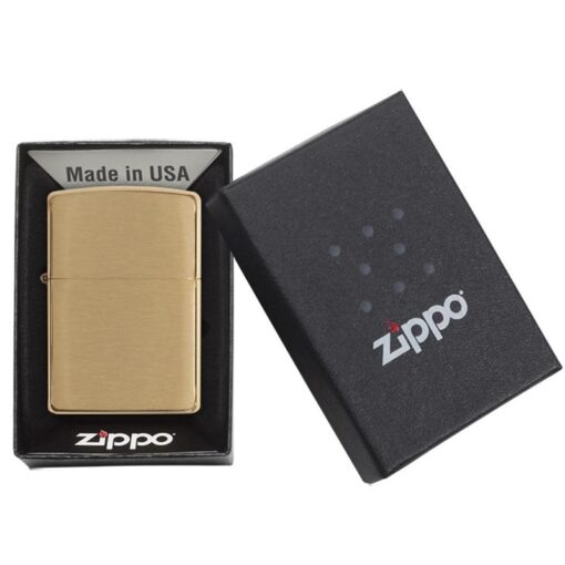 Zippo Classic Brushed Brass - 204B - Hình ảnh 6