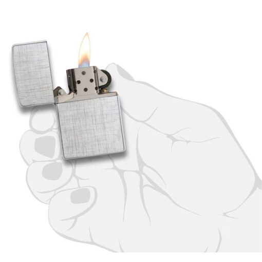 Zippo Classic Linen Weave - 28181 - Hình ảnh 5