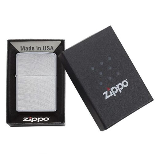 bật lửa zippo họa tiếc màu bạc chính hãng