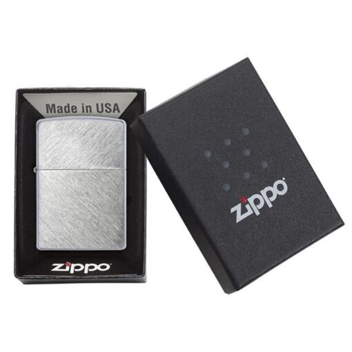 bật lửa zippo họa tiếc màu bạc chính hãng