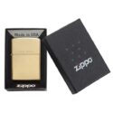 bật lửa zippo họa tiếc màu vàng chính hãng