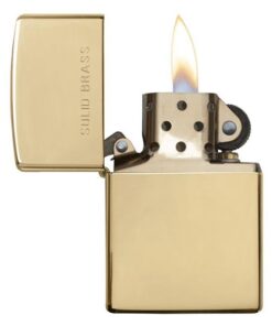 bật lửa zippo họa tiếc màu vàng chính hãng