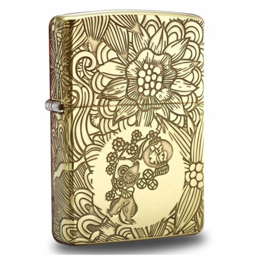 Zippo 12 con giáp năm Tí - Chuột
