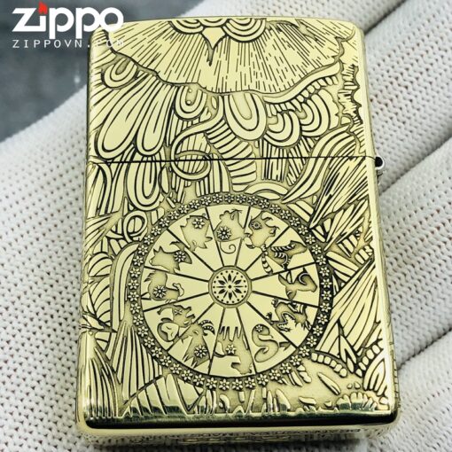 Zippo 12 con giáp năm Tí - Chuột - Hình ảnh 5
