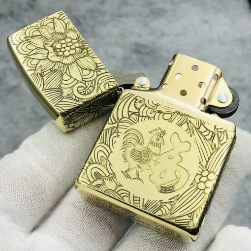 Zippo 12 con giáp năm Dậu - Gà - Hình ảnh 4