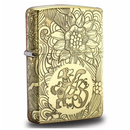 Zippo 12 con giáp năm Tuất - Chó