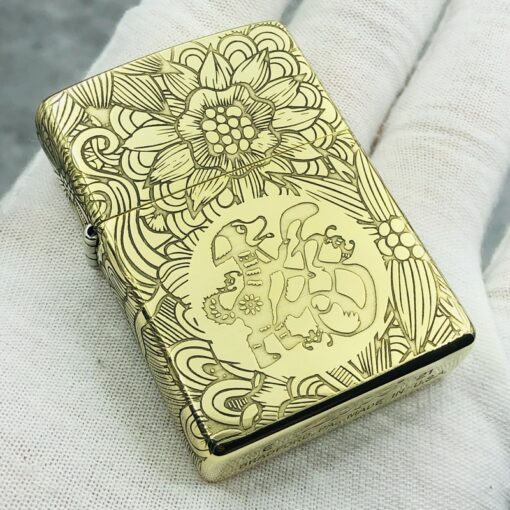 Zippo 12 con giáp năm Tuất - Chó - Hình ảnh 3