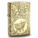 Zippo 12 con giáp năm Sửu - Trâu
