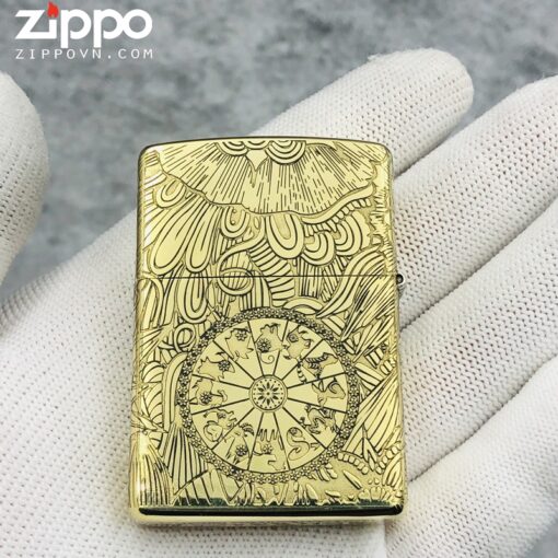 Zippo 12 con giáp năm Sửu - Trâu - Hình ảnh 5