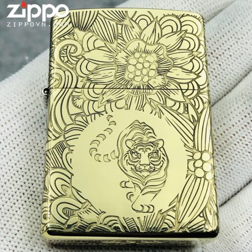 Zippo 12 con giáp năm Dần - Hổ - Hình ảnh 3