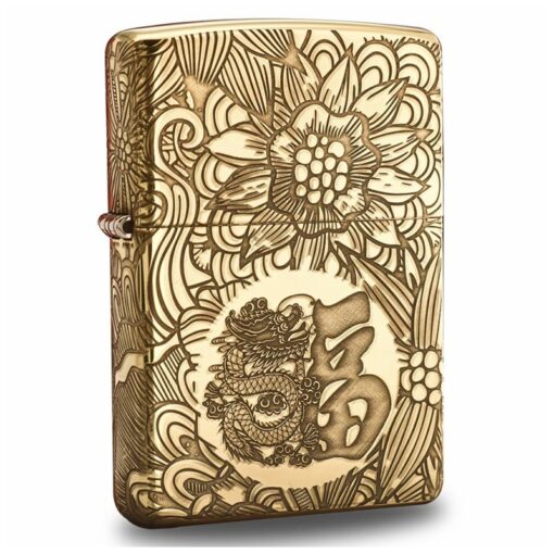 Zippo 12 con giáp năm Thìn - Rồng
