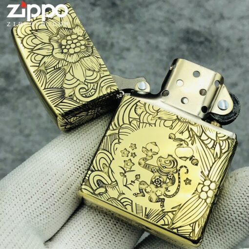 Zippo 12 con giáp năm Thân - Khỉ - Hình ảnh 4