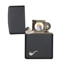Zippo Black Matte - Tẩu sơn tĩnh điện đen 218PL