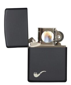 Zippo Black Matte - Tẩu sơn tĩnh điện đen 218PL