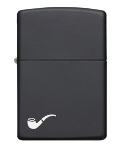 Zippo Black Matte - Tẩu sơn tĩnh điện đen 218PL