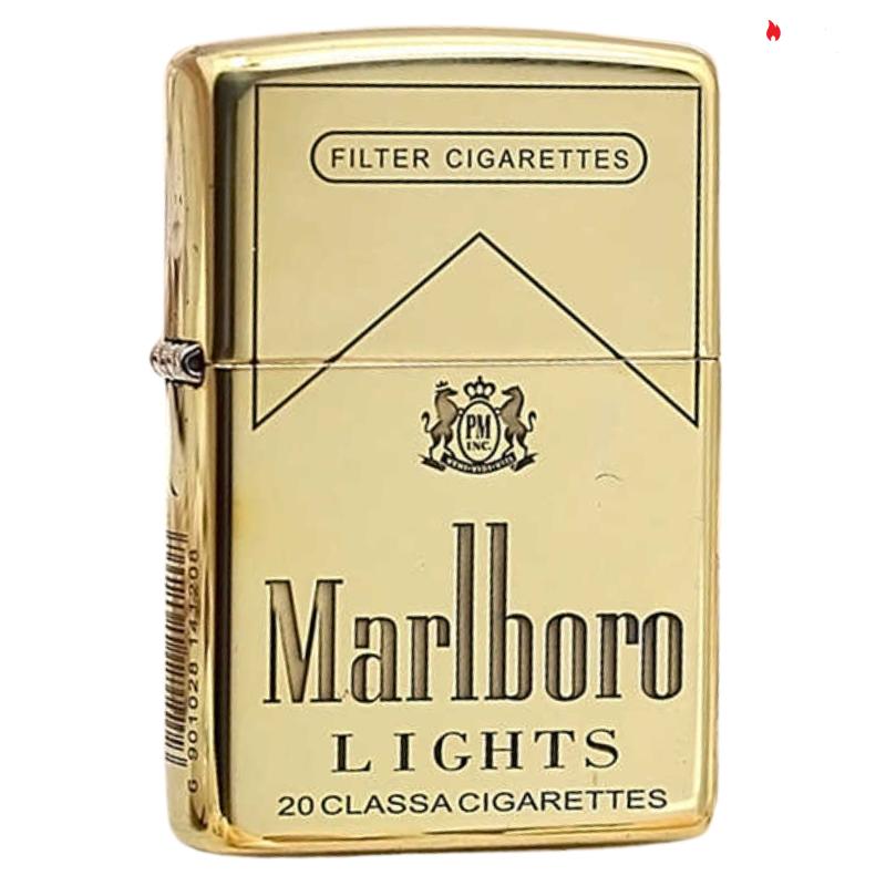 Zippo Brass Thiết Kế Vỏ Bao Marlboro - BRC32