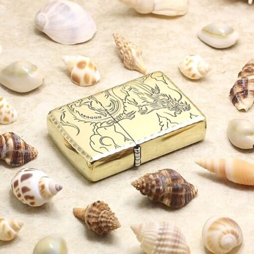 Zippo Tribal Hidden Dragon Gold - ZA-3-5B - Hình ảnh 6