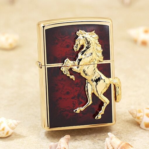 Zippo Golden Horse Red Winning Winny - ZA-5-3A - Hình ảnh 2