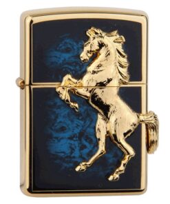 Zippo Golden Horse Blue Winning Winny - ZA-5-3B
