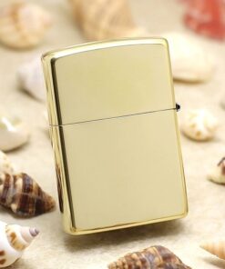 bật lửa zippo họa tiếc màu vàng