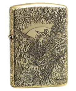 Zippo Brass Phượng Hoàng Lửa - BRC14
