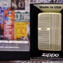 bật lửa zippo họa tiết màu vàng