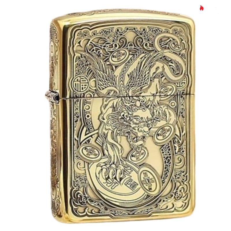 Zippo Armor Brass Fortune Pixiu - BRC04