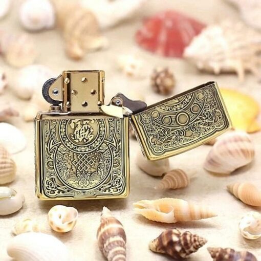Zippo Armor Brass Fortune Pixiu - BRC04 - Hình ảnh 5
